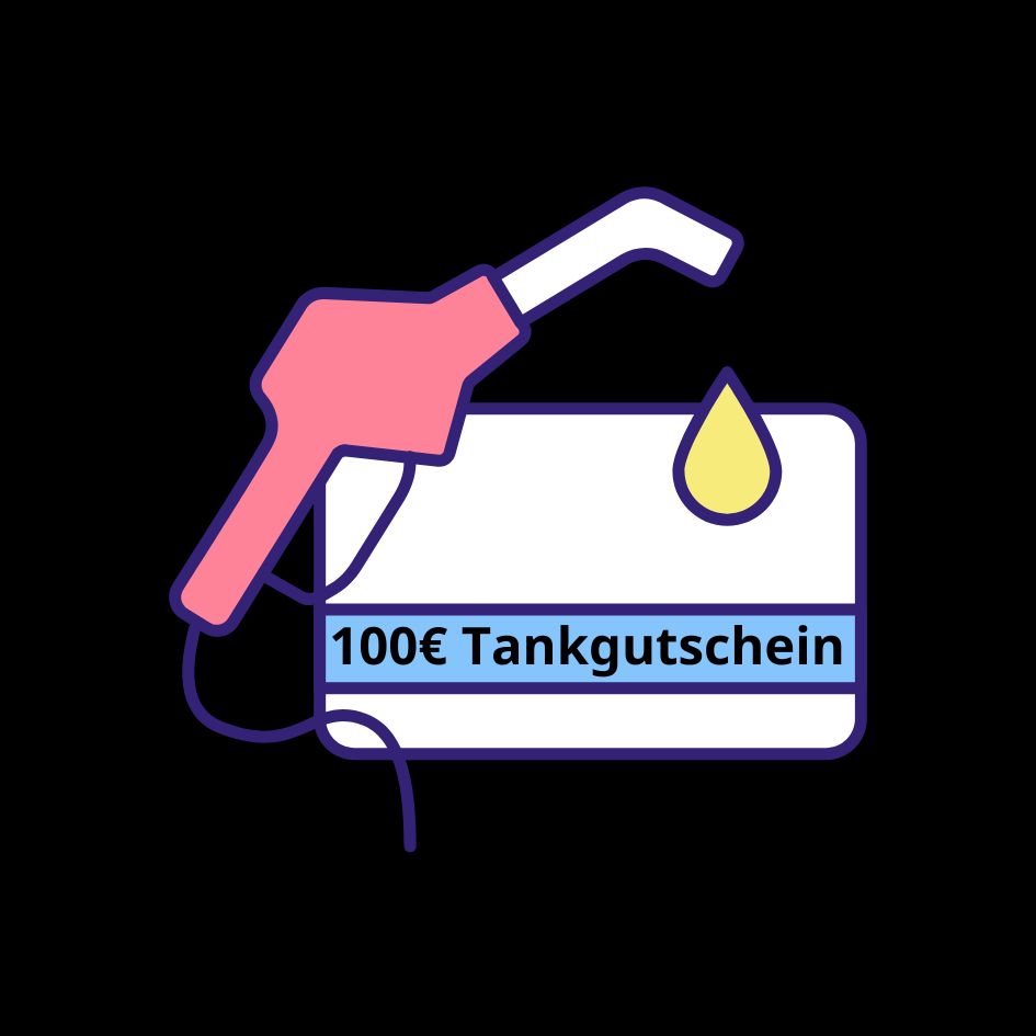 Erhalte einen 100€ Tankgutschein